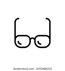 Glasses icon vector illustration. Glasses sign and symbol