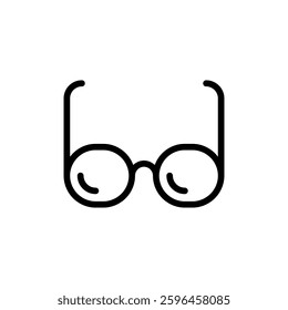 Glasses icon vector illustration. Glasses sign and symbol