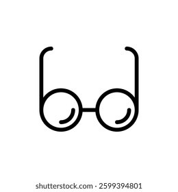 Glasses icon vector illustration. Glasses sign and symbol