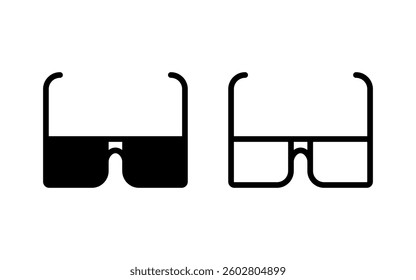 Glasses icon vector illustration. Glasses sign and symbol