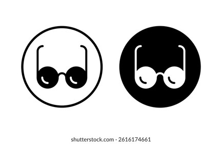 Glasses icon vector illustration. Glasses sign and symbol