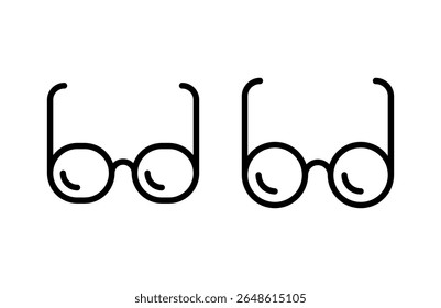 Glasses icon vector illustration. Glasses sign and symbol