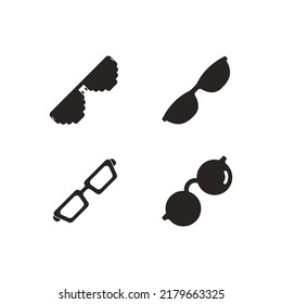 glasses icon vector illustration simple design.