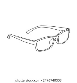glasses icon vector illustration simple design