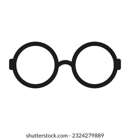 Glasses icon. Vector illustration. stock image.