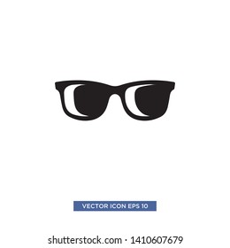 glasses icon vector illustration template