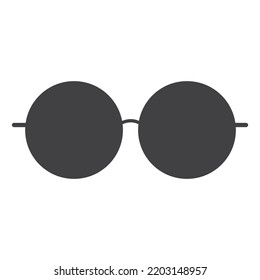 icono de gafas ilustración vectorial fondo blanco