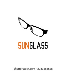 glasses icon vector inspiration logo