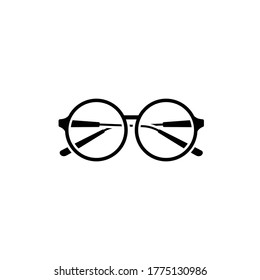 Glasses icon vector, logo isolated on white background