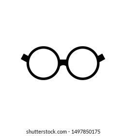 Glasses Icon Vector Logo Template