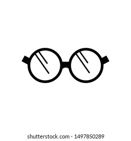 Glasses Icon Vector Logo Template
