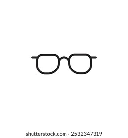 Glasses icon Vector set outline