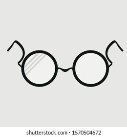 glasses icon vector sign symbol for design