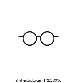glasses icon vector sign symbol isolated