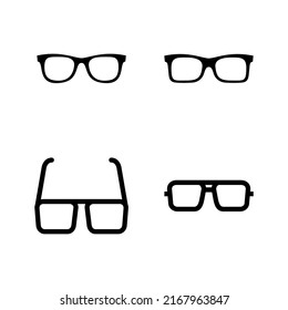 Glasses icon vector. Glasses sign and symbol
