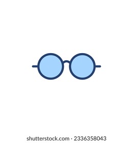 Glasses icon vector. Glasses sign and symbol