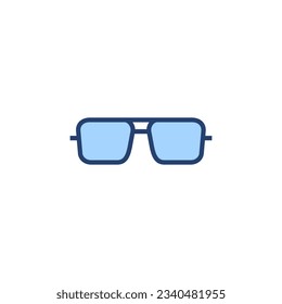 Glasses icon vector. Glasses sign and symbol