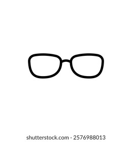 Glasses icon vector. Glasses sign and symbol