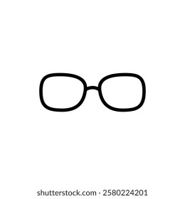 Glasses icon vector. Glasses sign and symbol