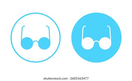 Glasses icon vector. Glasses sign and symbol