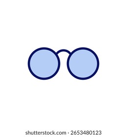 Glasses icon vector. Glasses sign and symbol