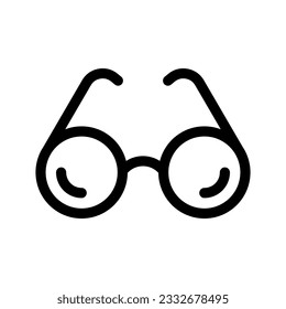 Ilustración de diseño de símbolo vector de iconos de lentes