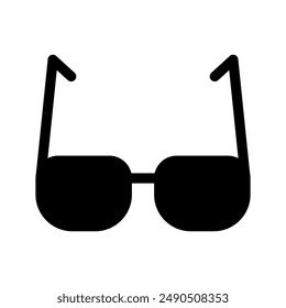 Gafas Icono Vector Símbolo Diseño Ilustración