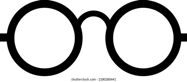 Glasses icon vector symbol illustration on white background..eps

