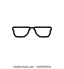 Glasses Icon Vector Template Illustration Design