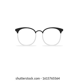 Glasses icon vector template. sunglasses to style and protect eyes