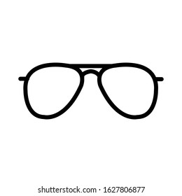 Glasses icon vector trendy design template ilustrasion