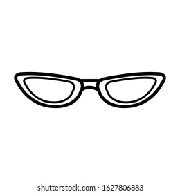 Glasses icon vector trendy design template ilustrasion