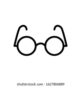 Glasses icon vector trendy design template ilustrasion