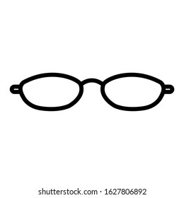 Glasses icon vector trendy design template ilustrasion