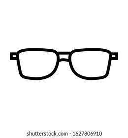Glasses icon vector trendy design template ilustrasion