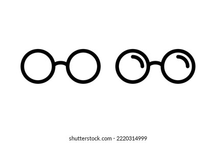 Glasses icon vector for web and mobile app. Glasses sign and symbol