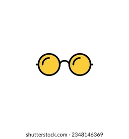 Glasses icon vector for web and mobile app. Glasses sign and symbol