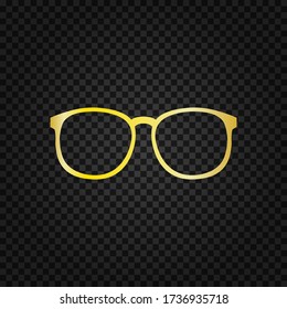 Glasses icon vector.Optical glasses illustration.Eyeglasses icon.