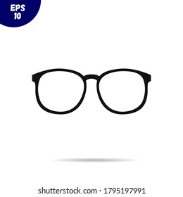 Glasses icon vector.Optical glasses illustration.Eyeglasses icon.