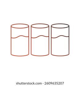 glasses icon with white background vector stock illustration