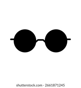  glasses icon white on background