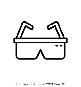 icono de gafas para tu sitio web, móvil, presentación y diseño de logotipo.