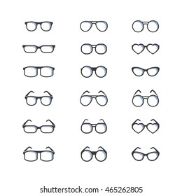 Glasses icons