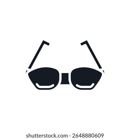 glasses icons isolated on White Background. Flat style design