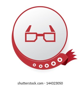 Glasses icons,vector