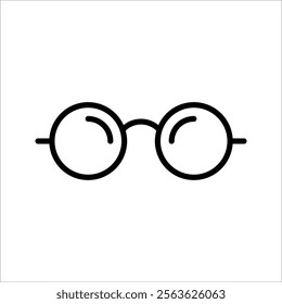 glasses icon.symbol for mobile concept and web design. vector illustration on white background