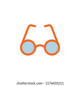 glasses illustration. Element of optometry icon for mobile concept and web apps. Colored glasses illustration can be used for web and mobile