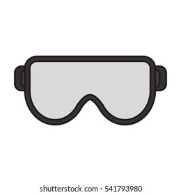 Glasses of industrial security design