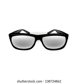 glasses isolated on white background