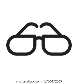 glasses isolated on white background